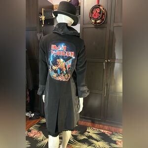 Iron maiden handcrafted up, cycled jacket